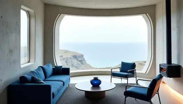 Coastal Radar Station Rental Interior